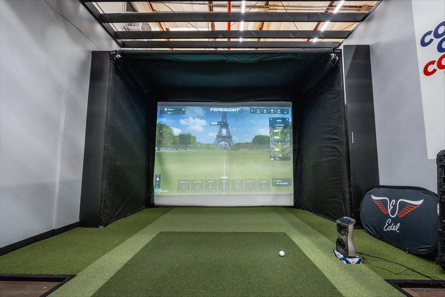 The Sport Screen Parlour Series Golf Enclosure Impact Screen