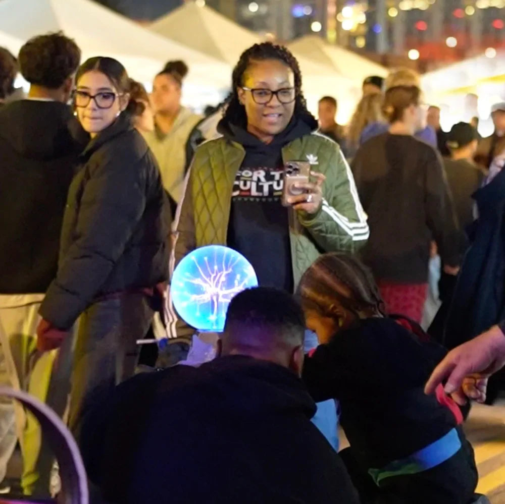Plasma Ball Bike by Pedal Power Generator
