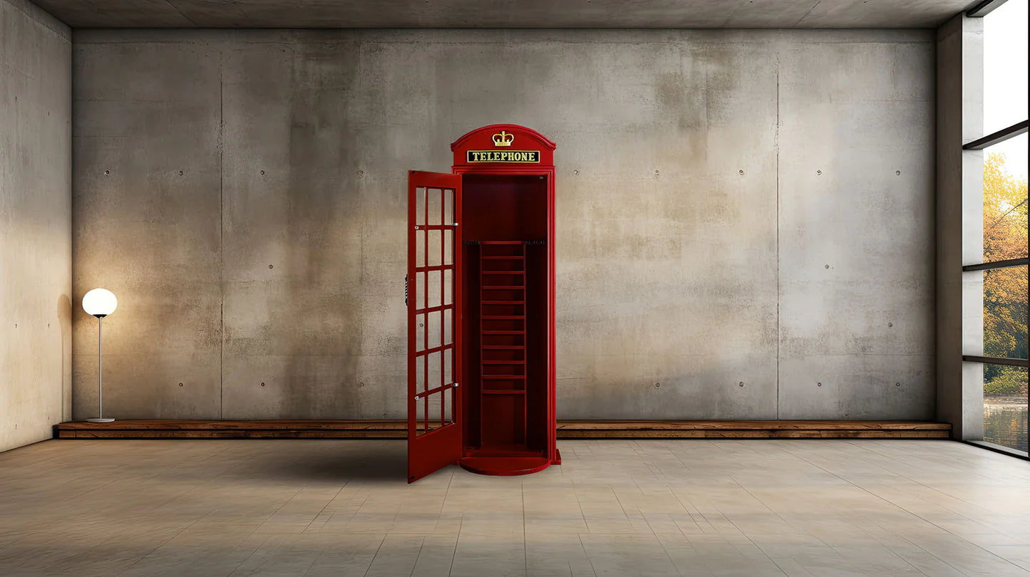 RAM Gameroom OLD ENGLISH Telephone Booth Cue Holder