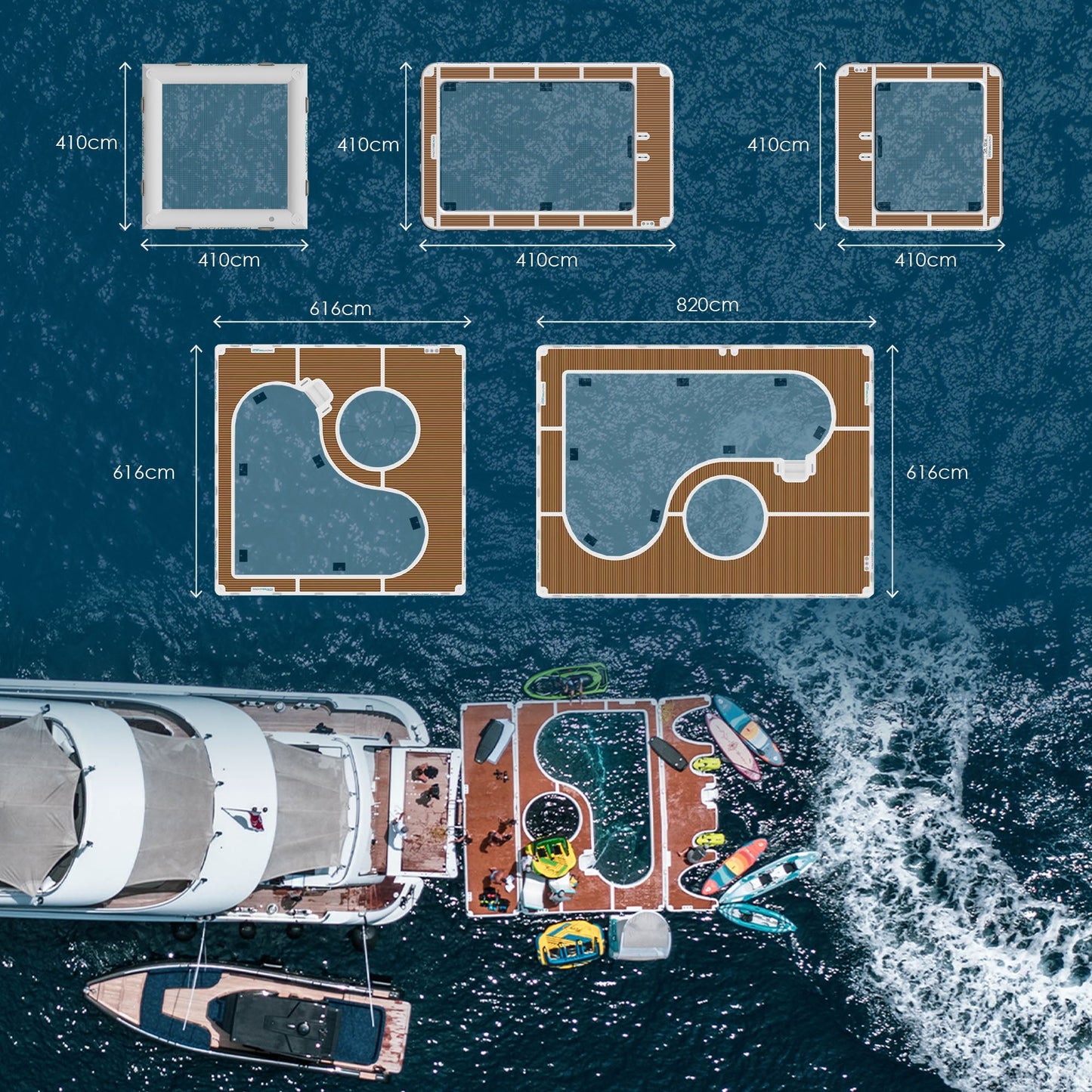 Yachtbeach by Spinera Inflatable Superior Pool for Yachts [616x616cm]