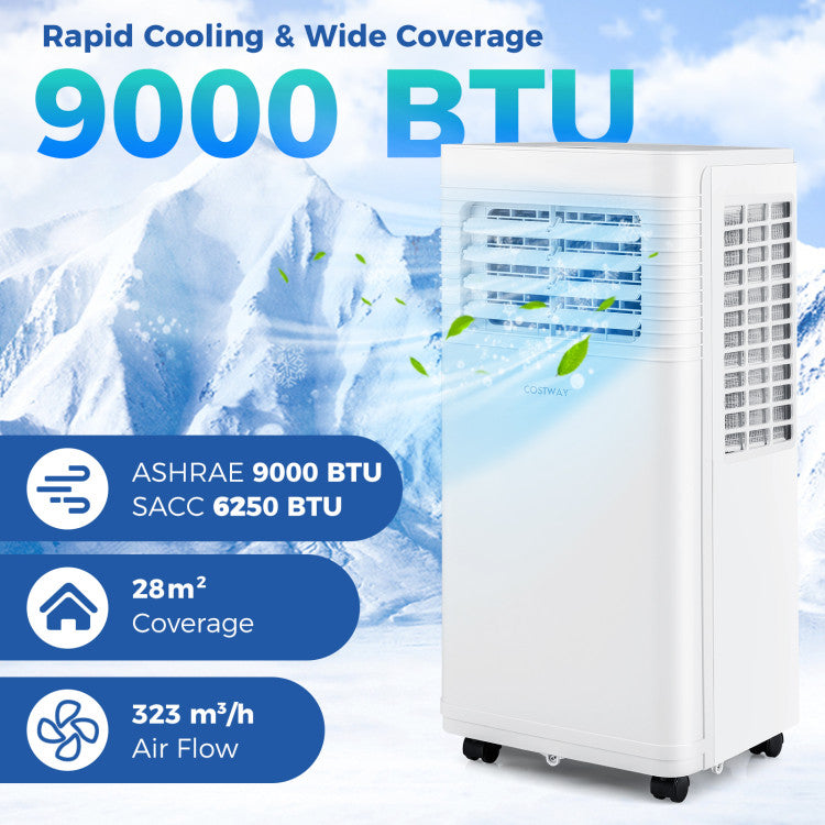 8000/9000 BTU 3-in-1 Portable AC