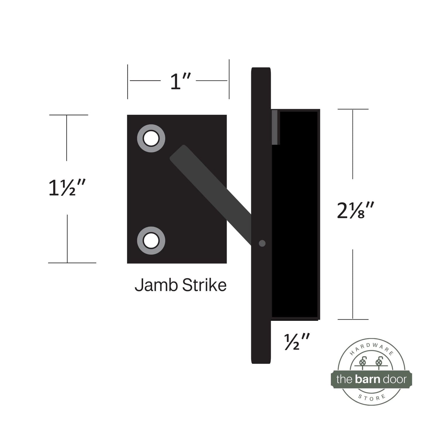 Barn Door Privacy Latch
