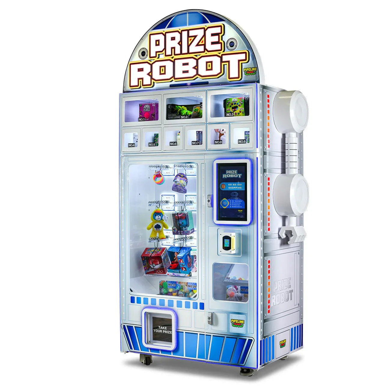 Pipeline Games Prize Robot Arcade Game