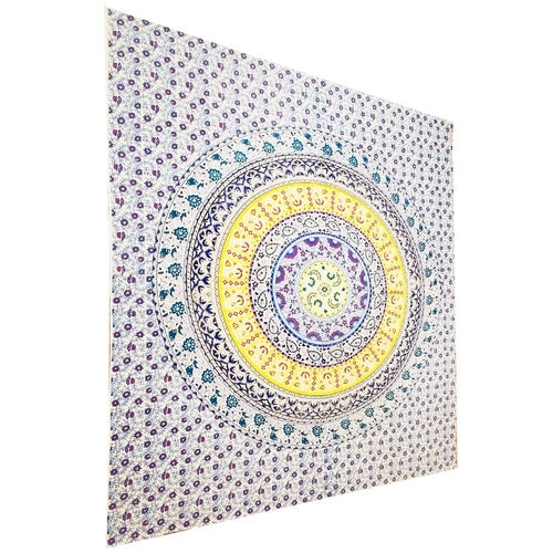 Botanical Garden Full Size Floral Tapestry Wall Art