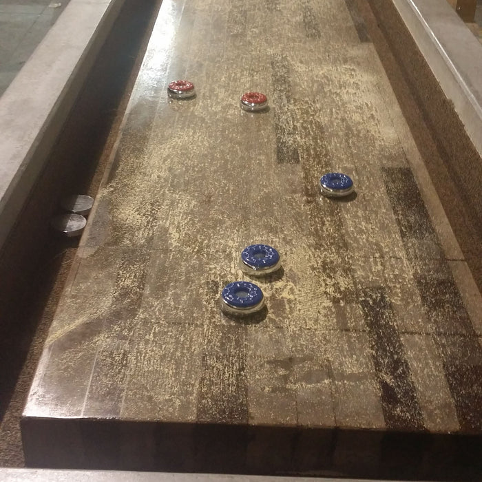 Stone Age Concrete Outdoor Shuffleboard Table
