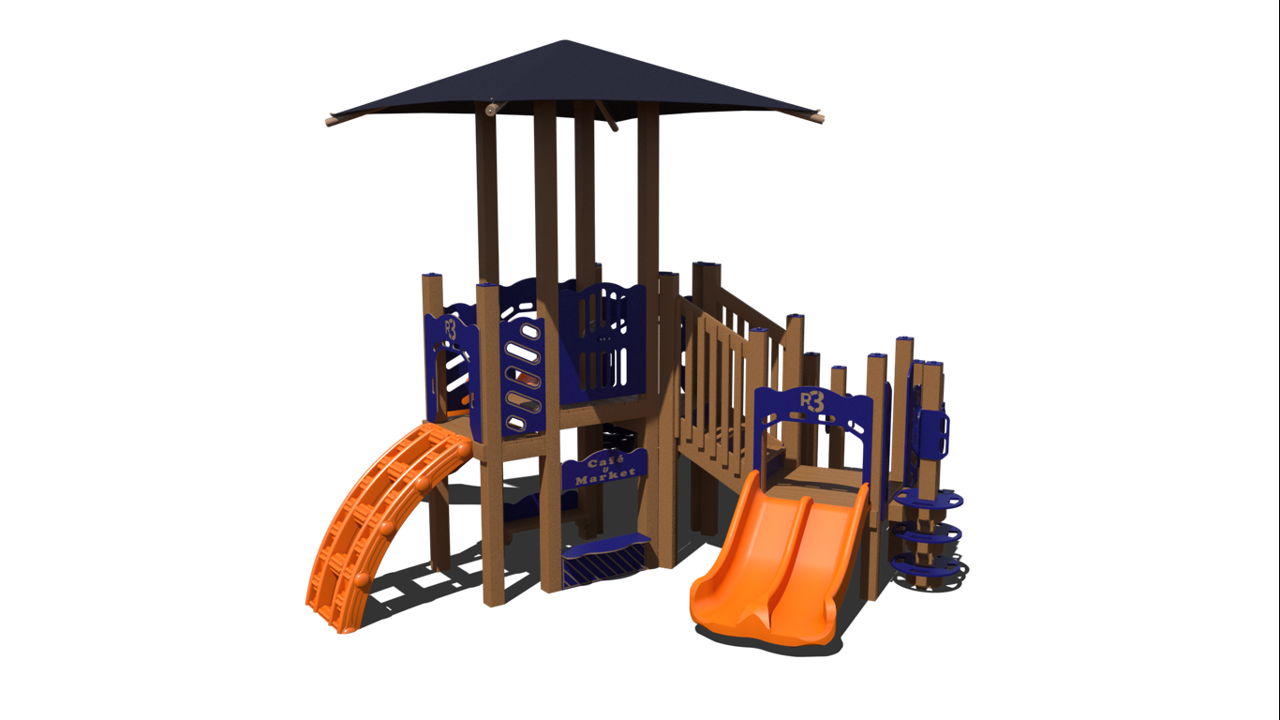 Grounds For Play Commercial Playground (GFP-10013) for Children Ages 2-12