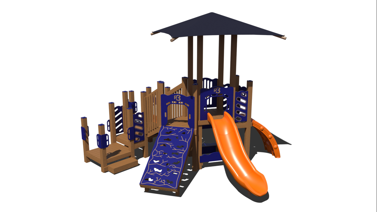 Grounds For Play Commercial Playground (GFP-10013) for Children Ages 2-12