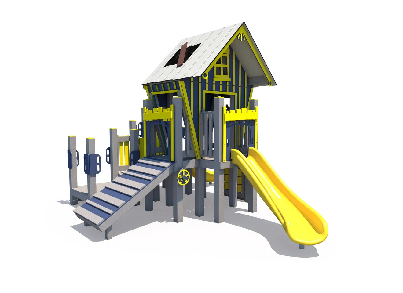 Grounds For Play R-Town® Cottage Commercial Playground RFX-30156