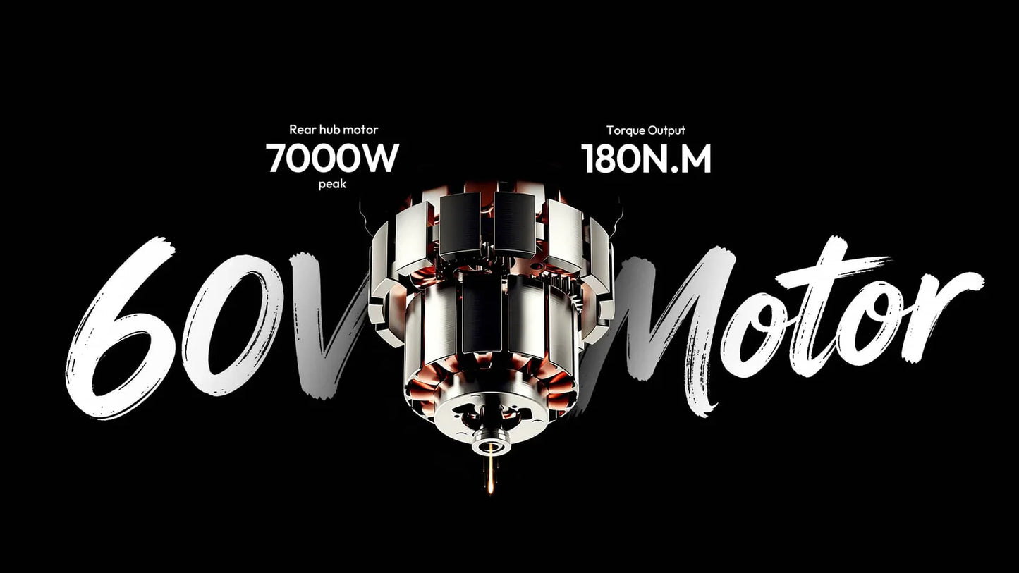Coswheel R6000 Electric Dirt Bike - 7000W, 55MPH, 80Mi Range