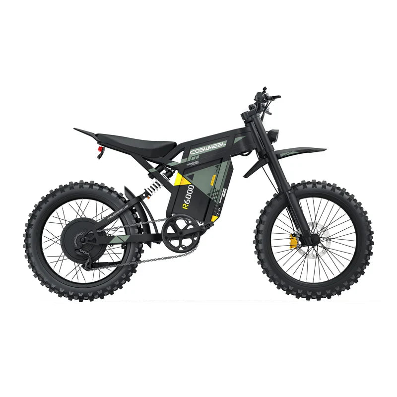 Coswheel R6000 Electric Dirt Bike - 7000W, 55MPH, 80Mi Range