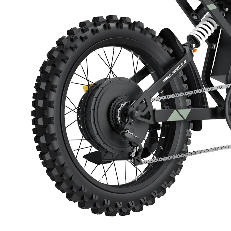 Coswheel R6000 Electric Dirt Bike - 7000W, 55MPH, 80Mi Range