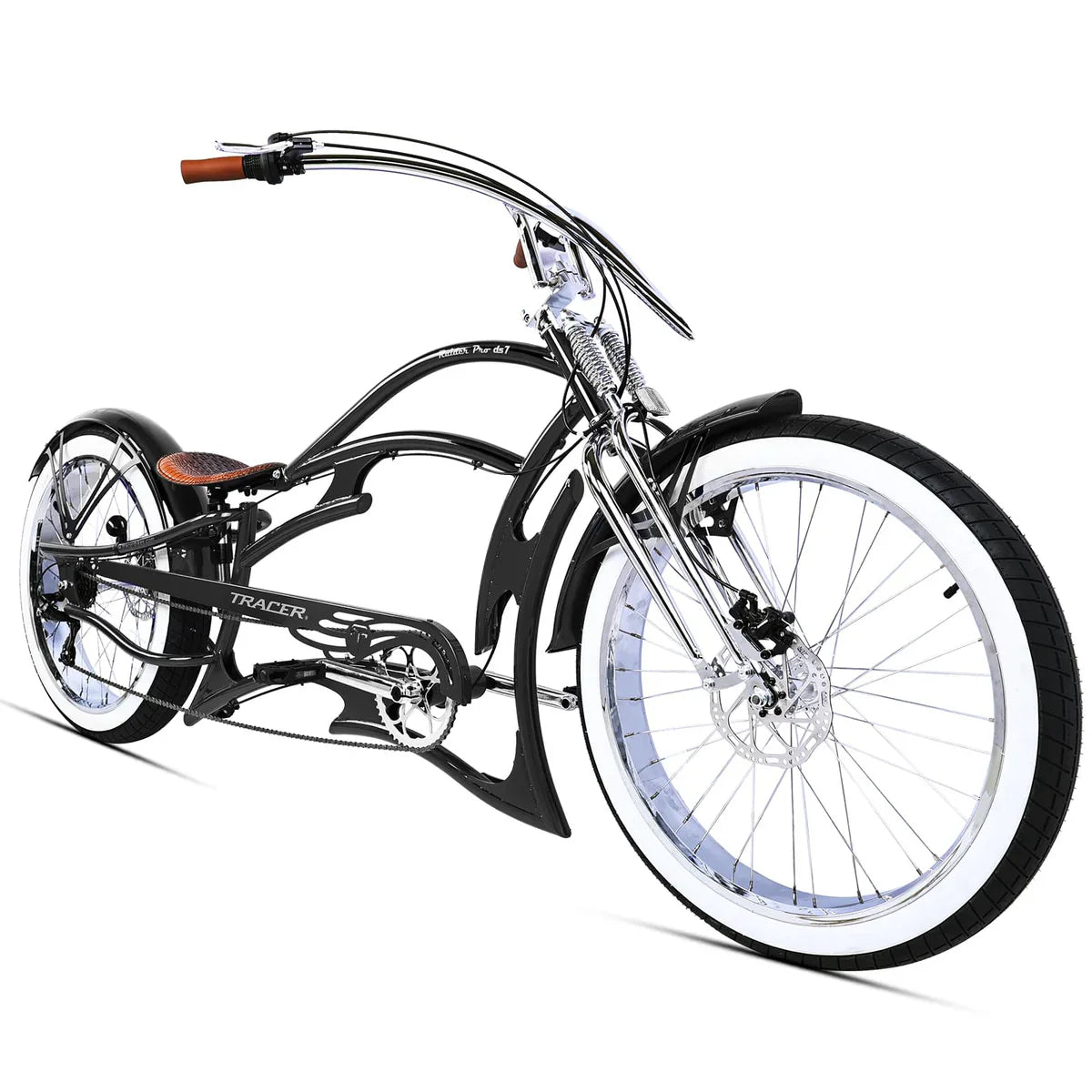 Tracer Raider Pro DS7 Stretch Chopper Cruiser Bike