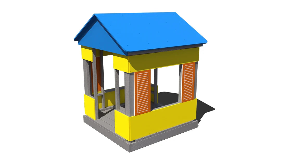 Grounds For Play Polytone Playhouse (RECF0132XX) for Children Ages 2-5