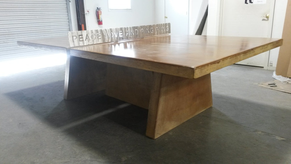 Stone Age Modern Dining Style Outdoor Concrete Ping Pong Table
