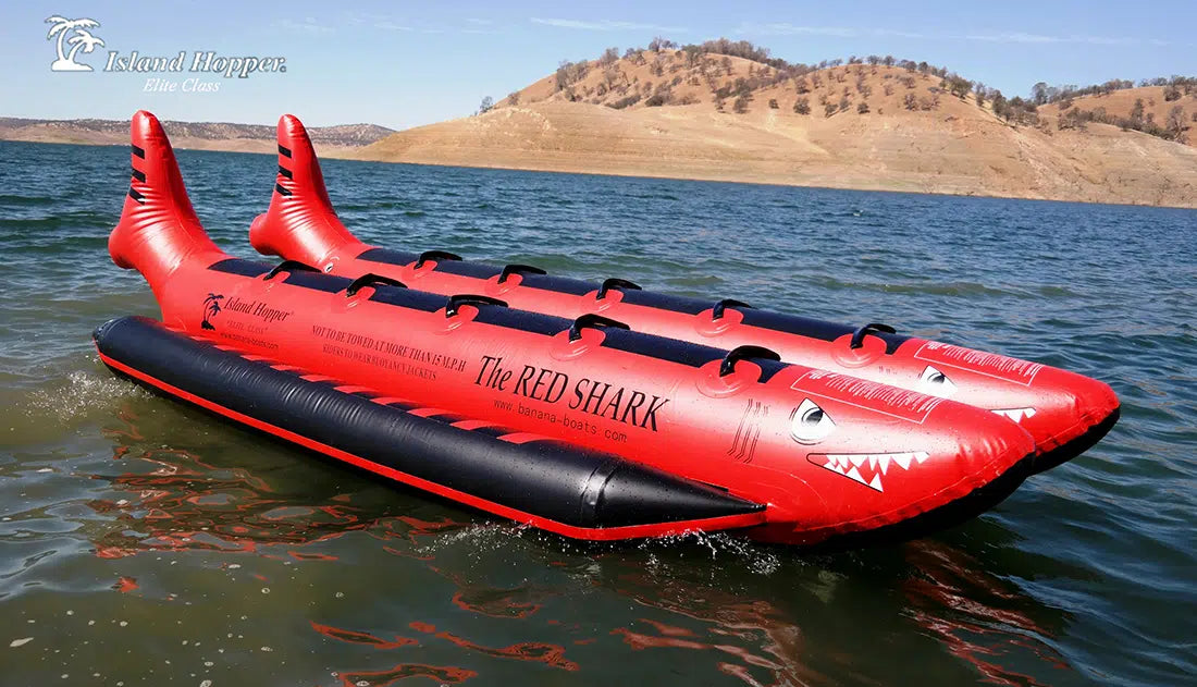 Island Hopper Red Shark 10 Passenger “Elite Class” Banana Boat Heavy Commercial