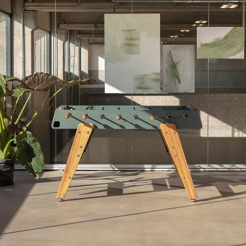 RS Barcelona RS3 Wood Foosball Table