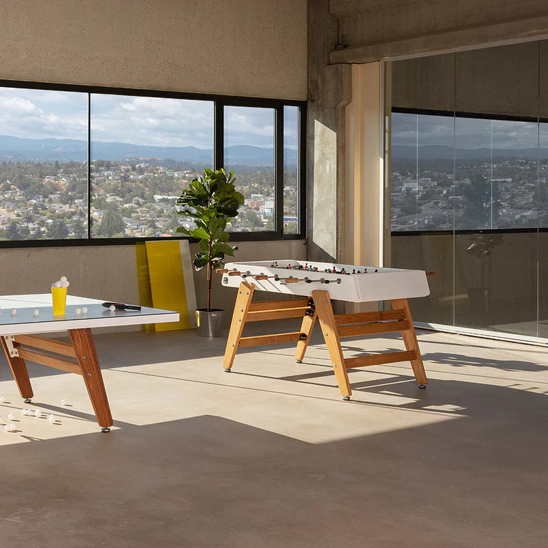 RS Barcelona RS3 Wood Foosball Table