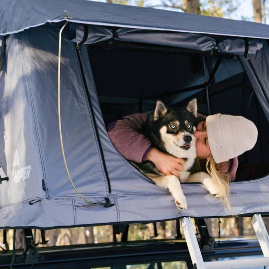 Napier Vehicle Rooftop Tent and Ladder
