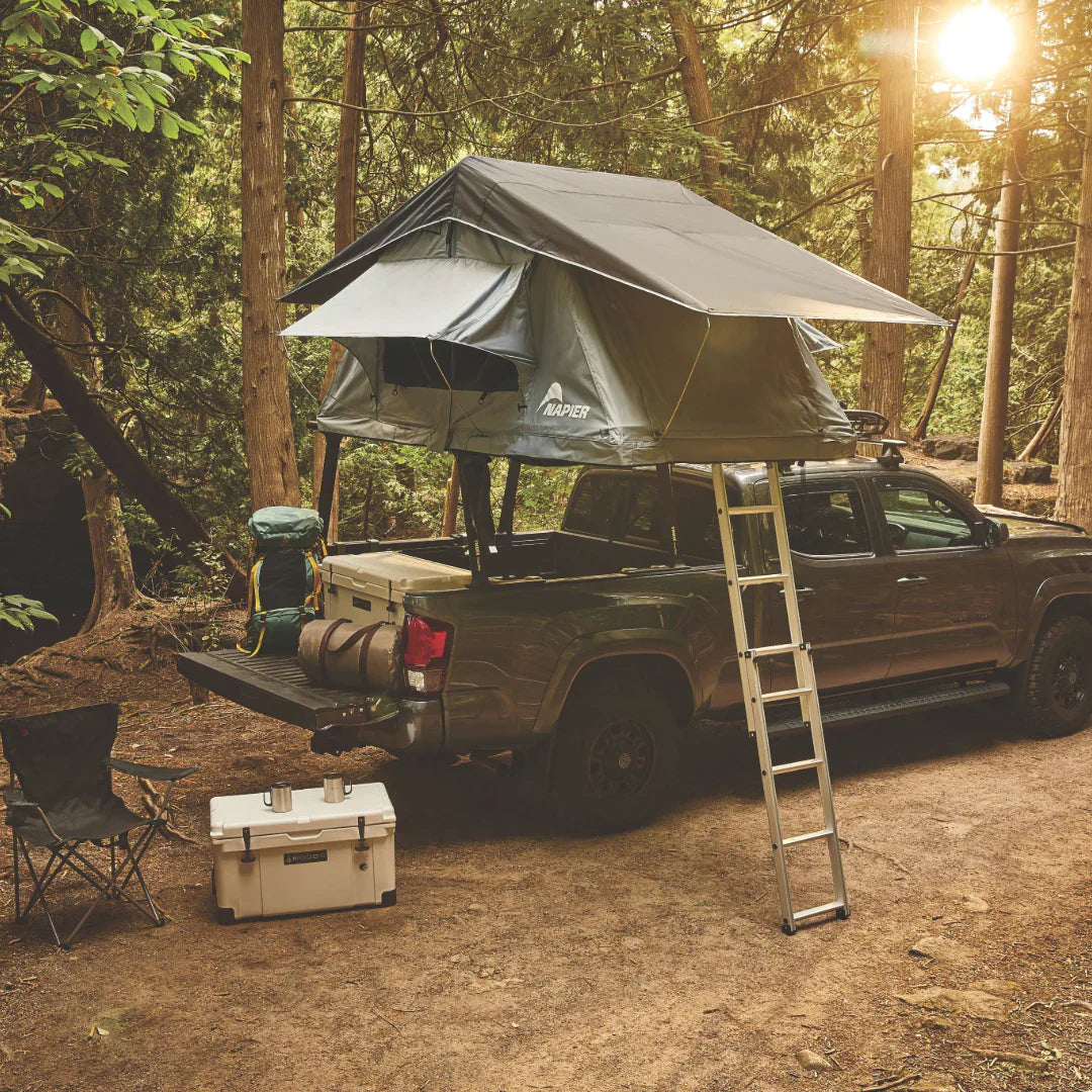 Napier Vehicle Rooftop Tent and Ladder
