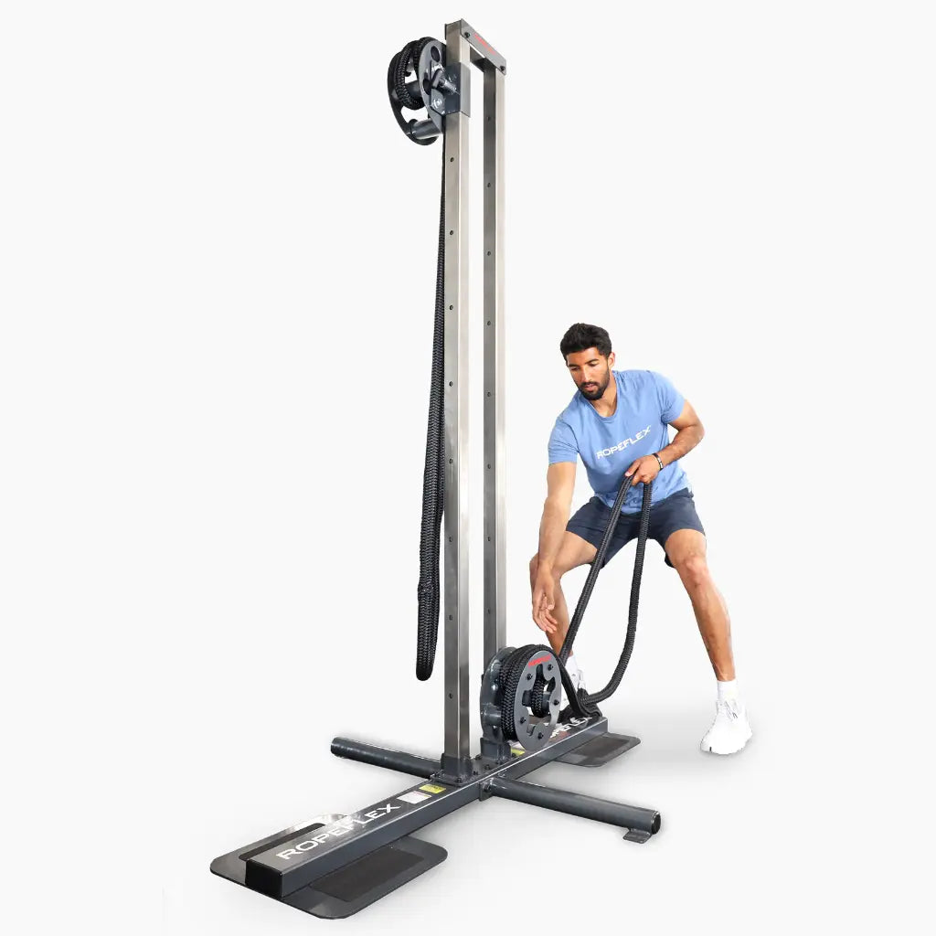 Ropeflex RX1500 Upright Multi-Drum Variable friction Infinity Rope Trainer