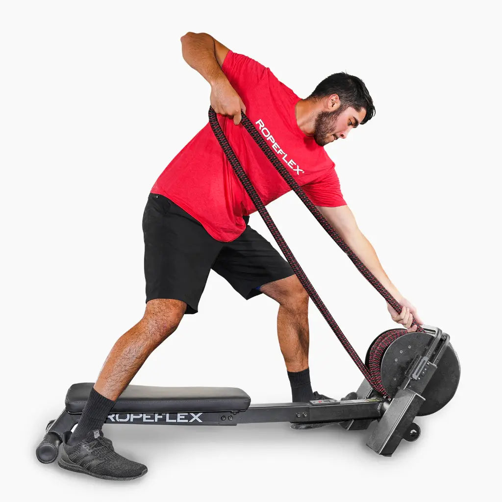 Ropeflex RX2200 Compact Horizontal Endless Rope Trainer with DSS Progressive Resistance
