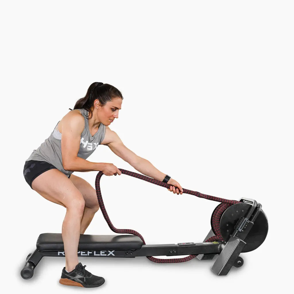 Ropeflex RX2200 Compact Horizontal Endless Rope Trainer with DSS Progressive Resistance