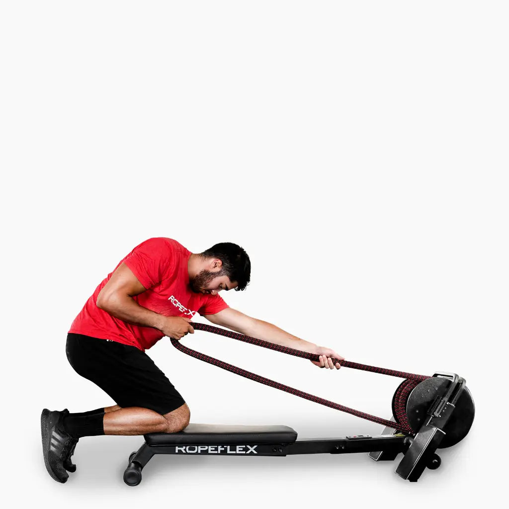 Ropeflex RX2200 Compact Horizontal Endless Rope Trainer with DSS Progressive Resistance