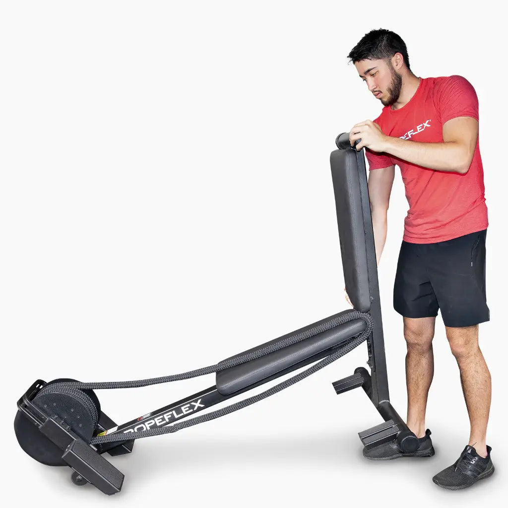 Ropeflex RX2300 Dual-Position Compact Endless Rope Trainer with DSS Progressive Resistance