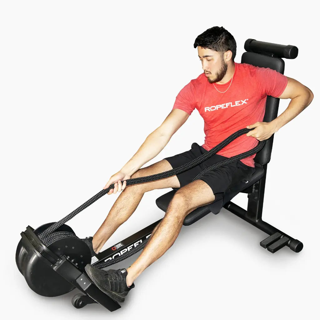 Ropeflex RX2300 Dual-Position Compact Endless Rope Trainer with DSS Progressive Resistance