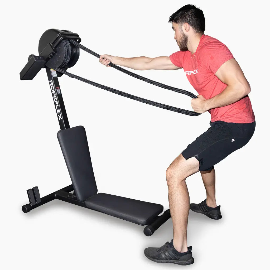 Ropeflex RX2300 Dual-Position Compact Endless Rope Trainer with DSS Progressive Resistance