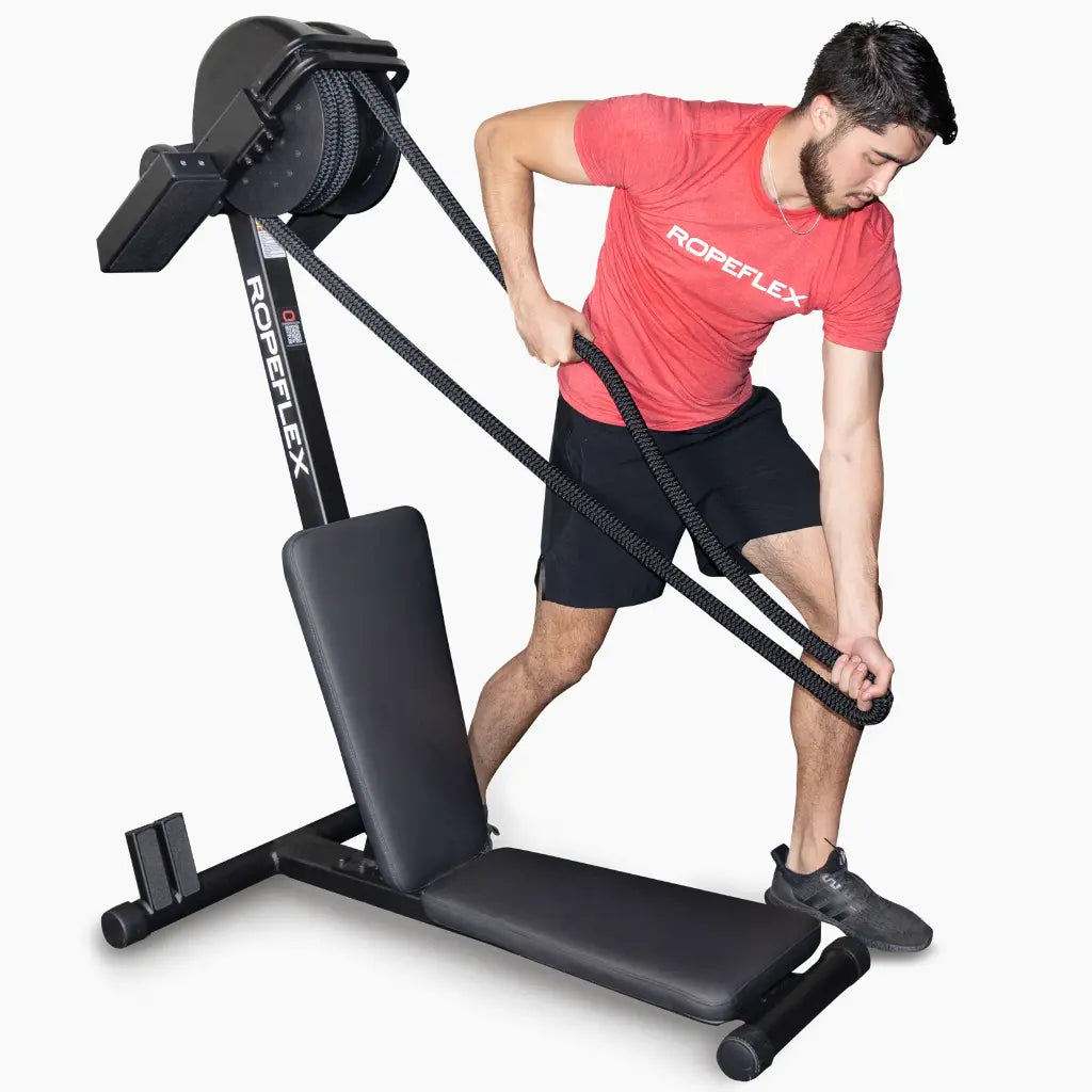 Ropeflex RX2300 Dual-Position Compact Endless Rope Trainer with DSS Progressive Resistance