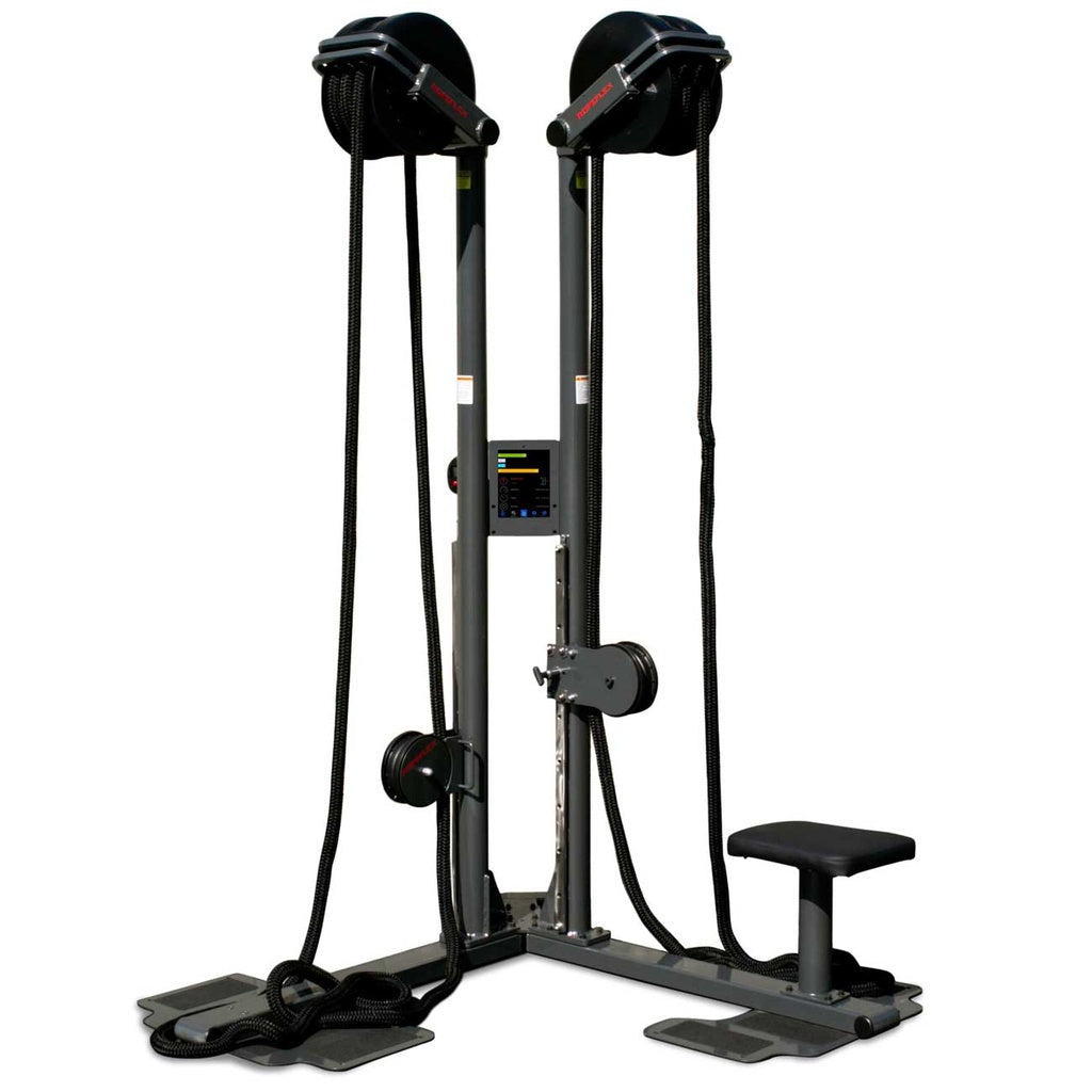 Ropeflex RX2500D Dual Station Upright Infinity Rope Trainer with DSS Progressive Resistance Technology,