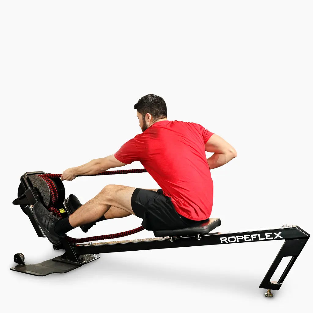 Ropeflex RX3200 Endless Rowing machine with multi-mode seat and DSS Progressive Resistance Technology for lower and upper body strength-cardio training