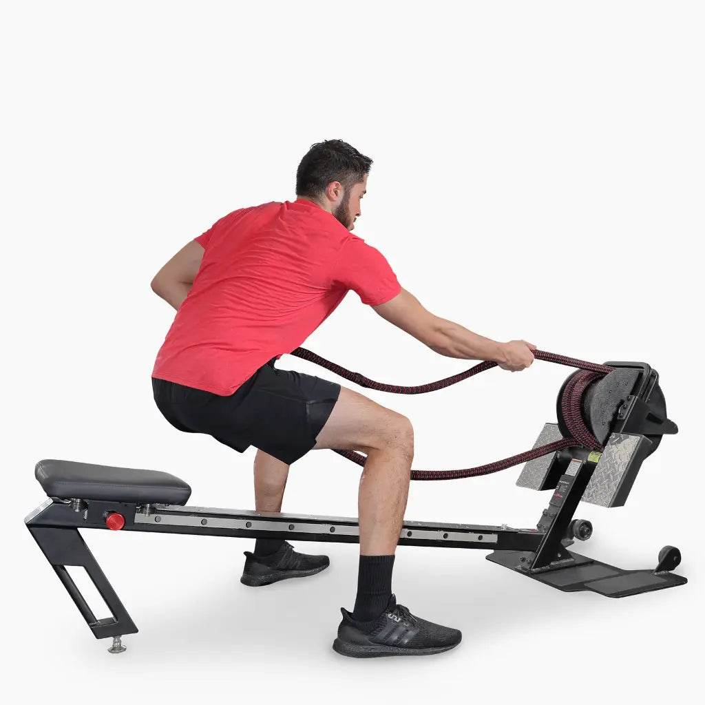 Ropeflex RX3200 Endless Rowing machine with multi-mode seat and DSS Progressive Resistance Technology for lower and upper body strength-cardio training