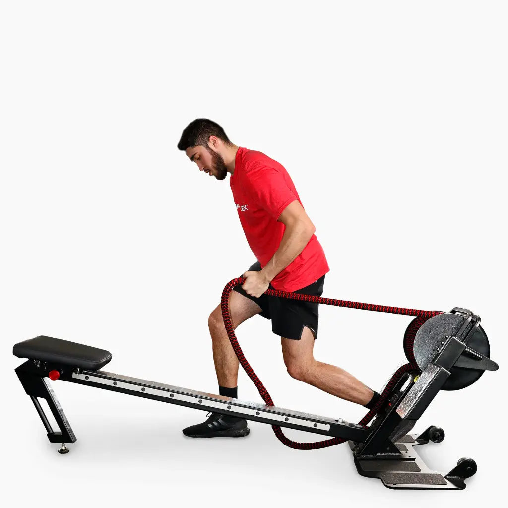 Ropeflex RX3200 Endless Rowing machine with multi-mode seat and DSS Progressive Resistance Technology for lower and upper body strength-cardio training