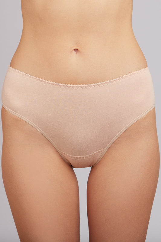 Cotton Panties Milavitsa 230360 - Medium-Waisted Slip