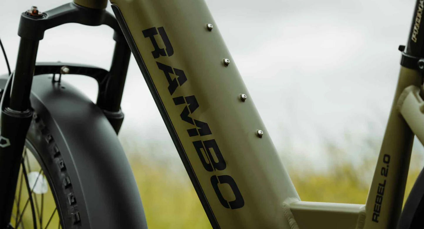 Rambo Rebel 2.0 Electric Bike 1000W Mid-Drive Motor