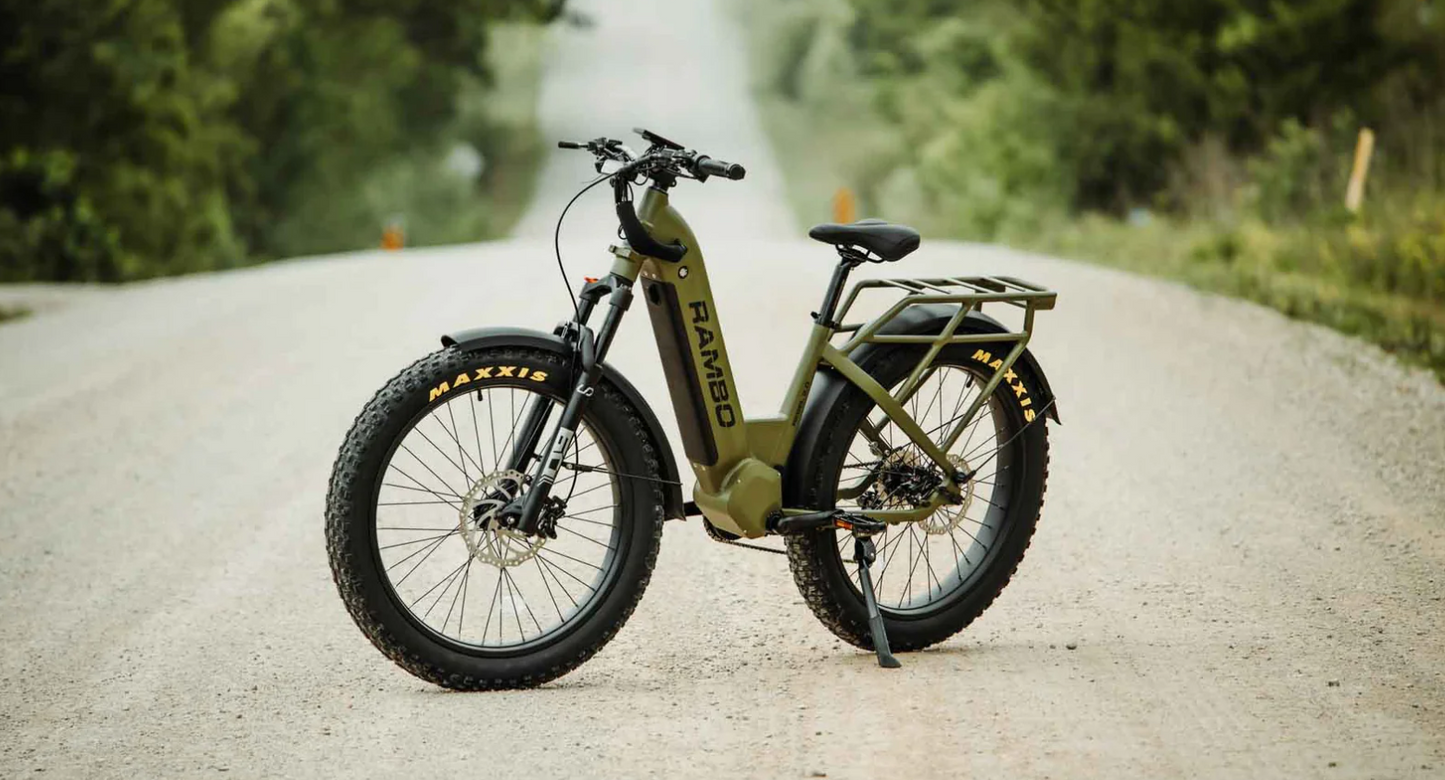 Rambo Rebel 2.0 Electric Bike 1000W Mid-Drive Motor