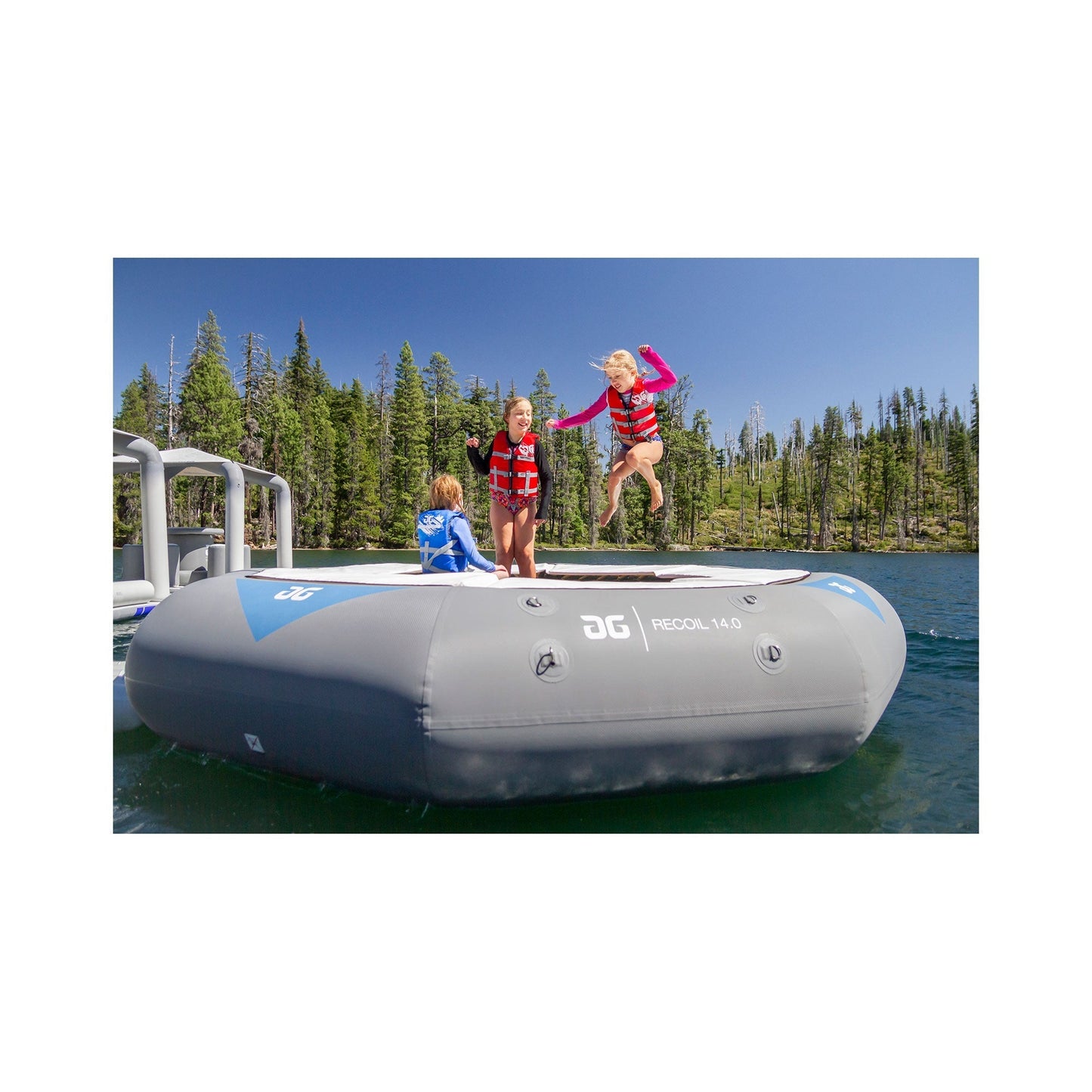The Recoil 14.0 Water Trampoline by Aquaglide