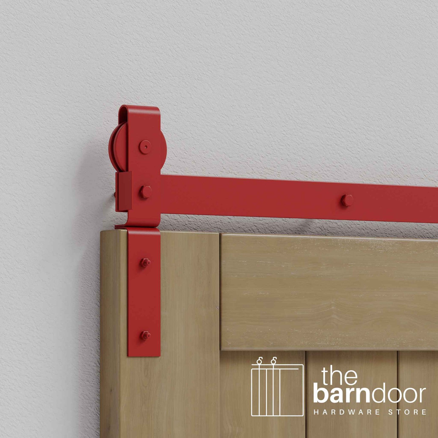 J-Strap Heavy Duty Bifold Barn Door Hardware Kit | 4-Door Biparting