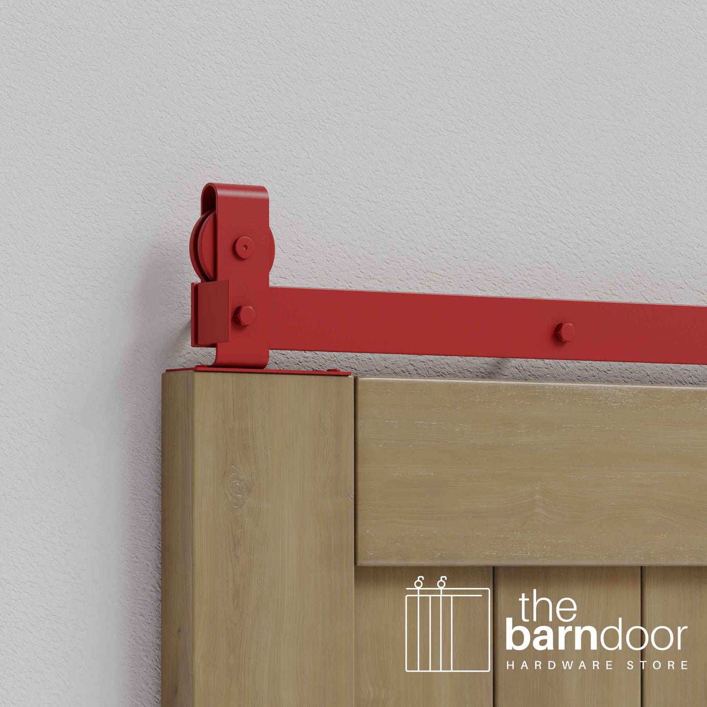 J Top Mount Heavy Duty Bifold Barn Door Hardware Kit | 6 Door One Way