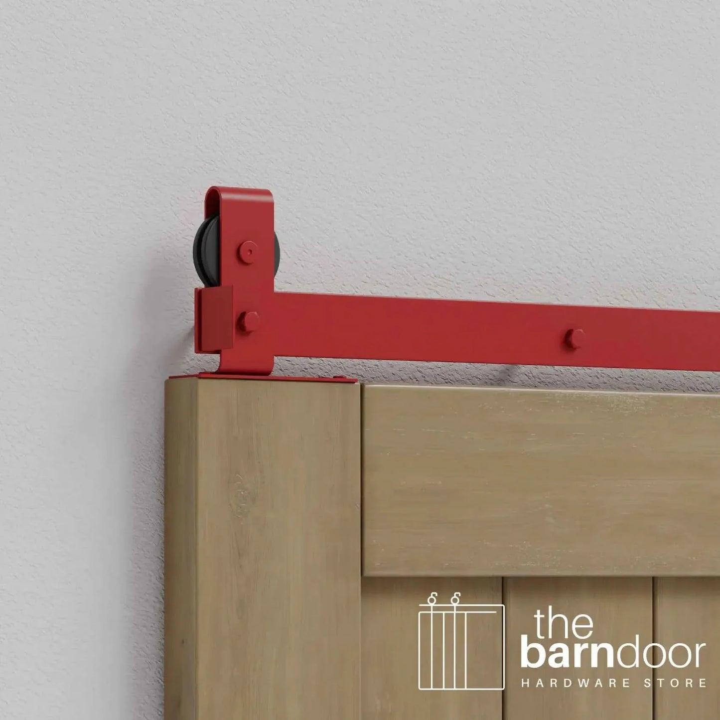 Modern J Top Mount Bifold Barn Door Hardware Kit | 4 Door One Way