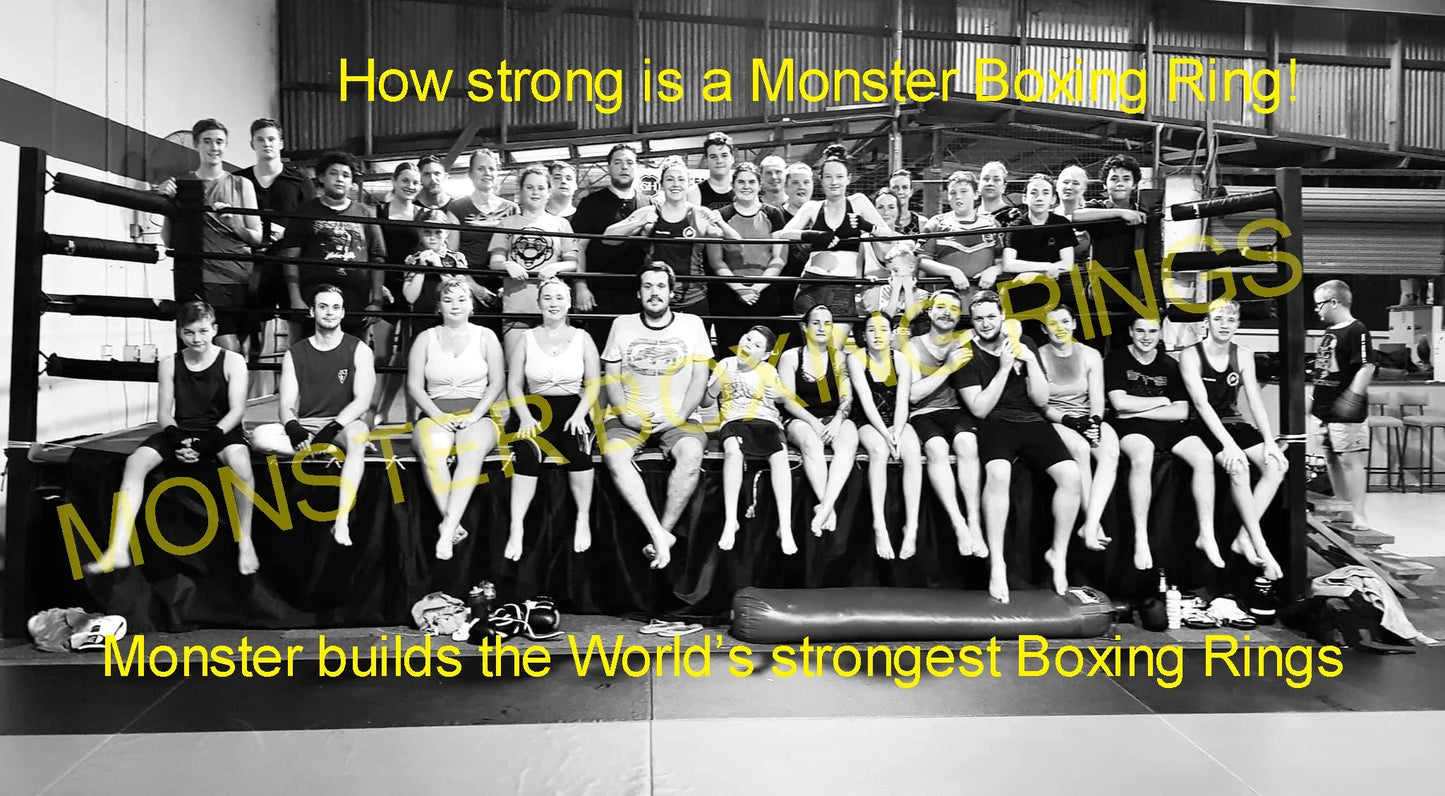 Gym Boxing Ring Competition Style by Monster Rings and Cages