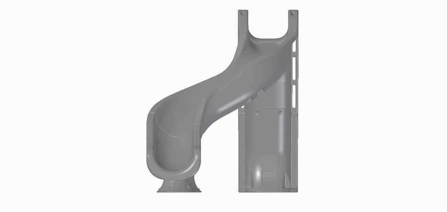 Global Pool Products Rip Tide 7ft 8in Deck Mount Pool Slide