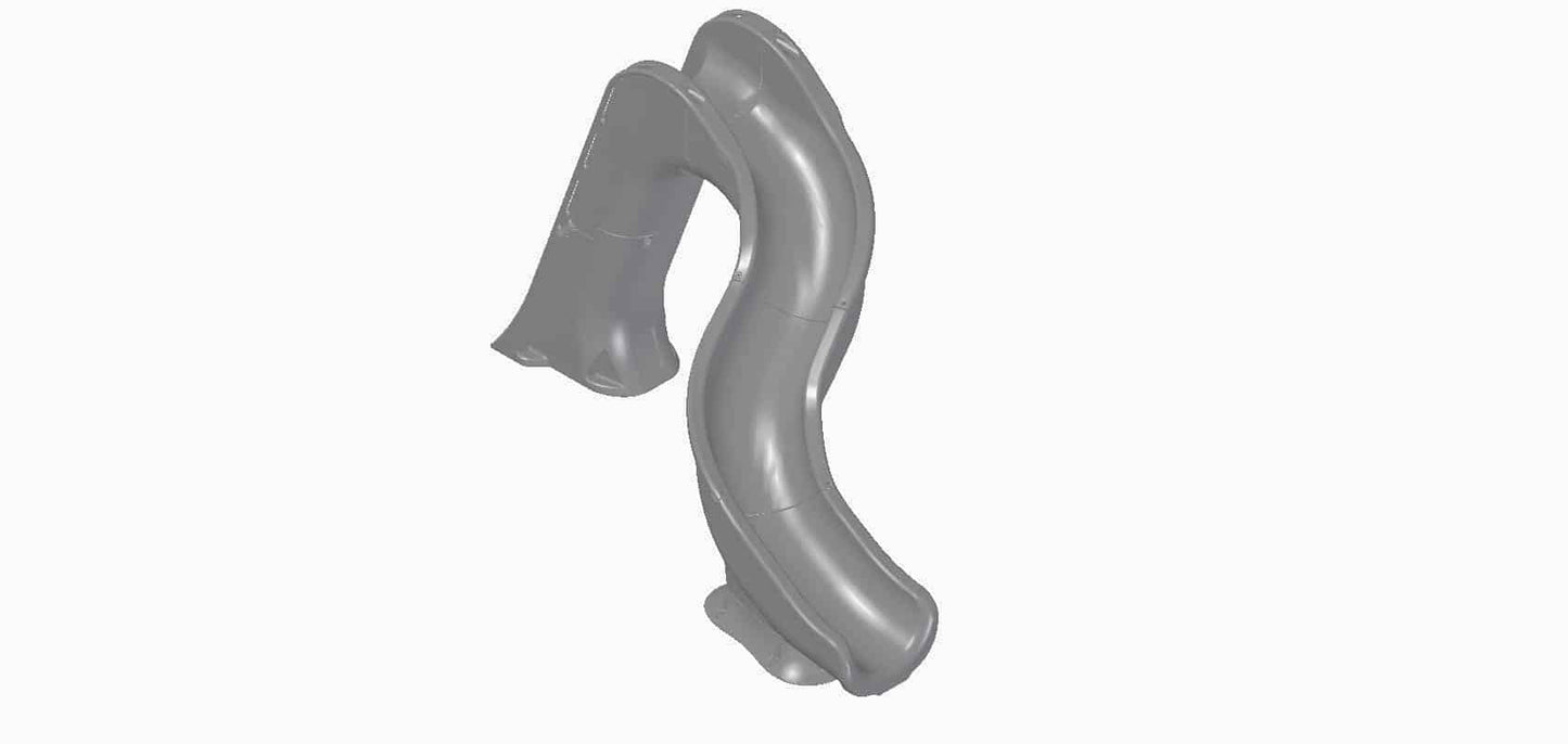 Global Pool Products Rip Tide 7ft 8in Deck Mount Pool Slide