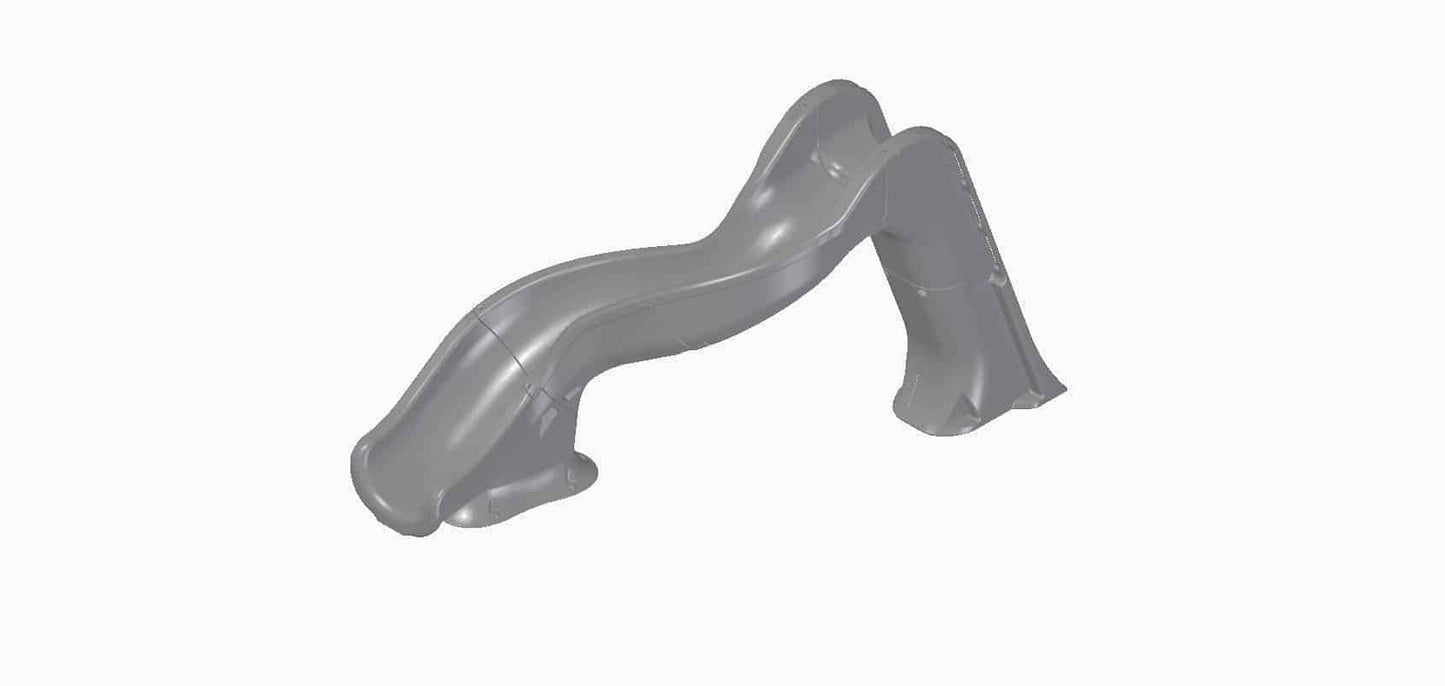 Global Pool Products Rip Tide 7ft 8in Deck Mount Pool Slide