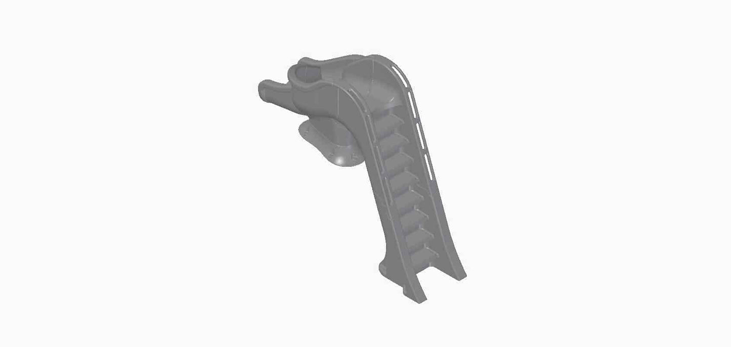 Global Pool Products Rip Tide 7ft 8in Deck Mount Pool Slide