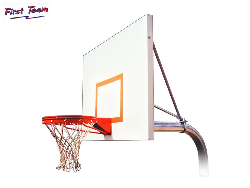 RuffNeck™ Fixed-Height In-Ground Basketball Hoop by First Team