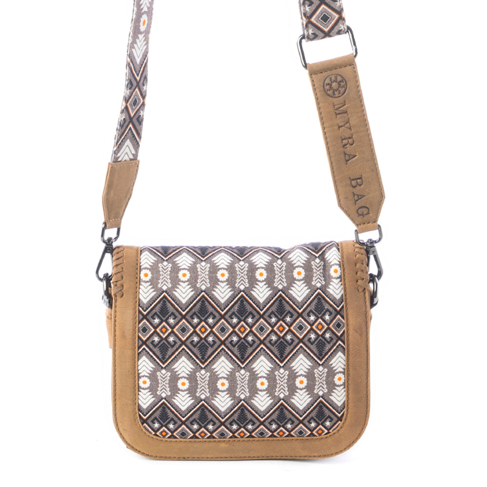 Nuevas Mosaic Crossbody Bag in Desert Brown