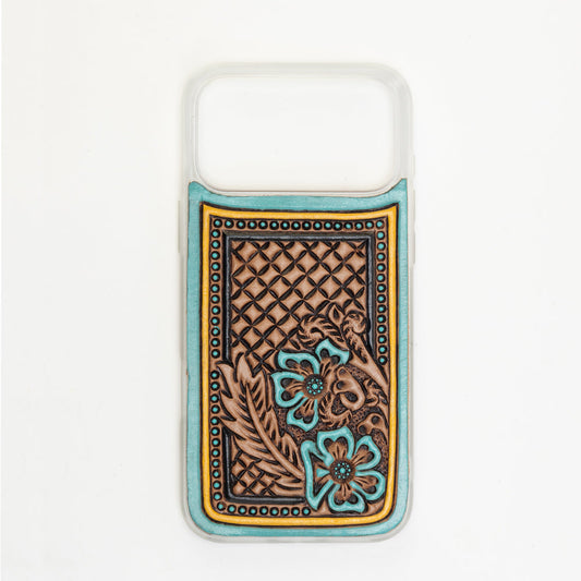 Myra Latticeforge Handtooled iPhone 17 Pro Max Mobile Case
